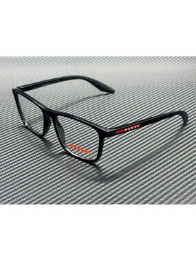 New Prada Linea Rossa Men Black Eyeglasses 56-17-145